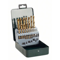 WIERTLA ZESTAW NWKA FI  1,00-10,00MM 19PC HSS TIN