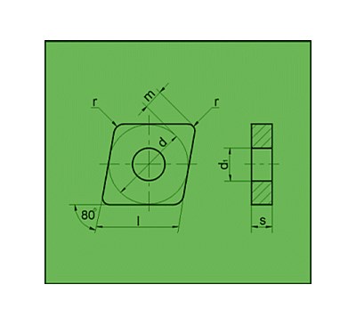 PLYTKA CCMT 09T304 SS BP35A