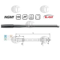 GWINTOWNIK M 2 NGMF  HSS EL-CUT