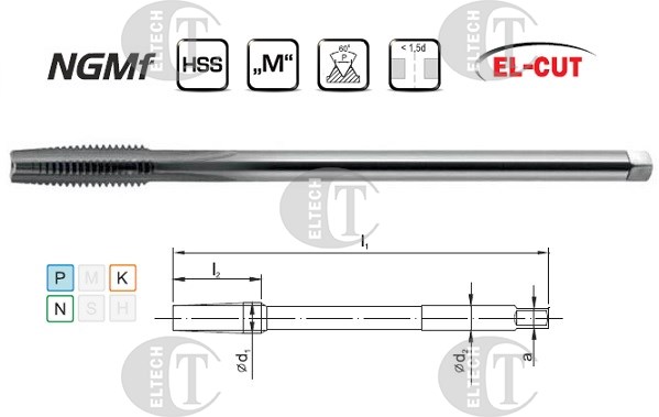 GWINTOWNIK M 2 NGMF  HSS EL-CUT