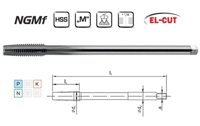 GWINTOWNIK M14 NGMF  HSS EL-CUT