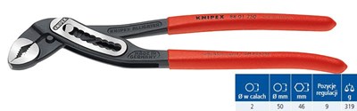 SZCZYPCE DO RUR 1,5  250MM ALLIGATOR    KNIPEX