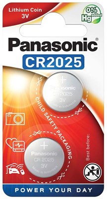 BATERIA CR2025 3V LITOWA/B2/ PANASONIC
