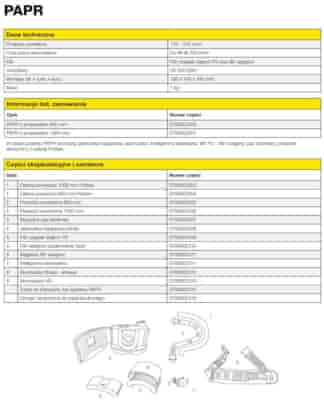 FILTR P3 ESAB ZAMIENNIK 0700002024/0700002084