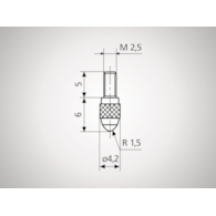 KONCOWKA POMIAR M2,5 KULKA 901H