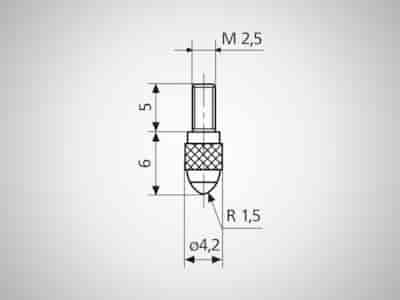 KONCOWKA POMIAR M2,5 KULKA 901H