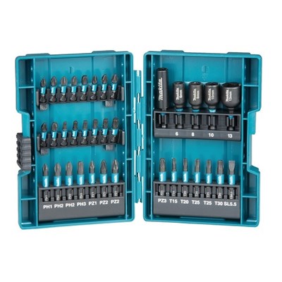 ZESTAW BITOW I NASADEK IMPACT BLACK 35szt