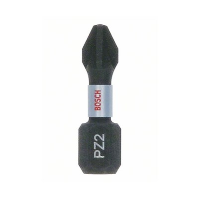 BIT 1/4”- PZ2- 25MM  POZIDRIV IMPACT 25PC BOSCH