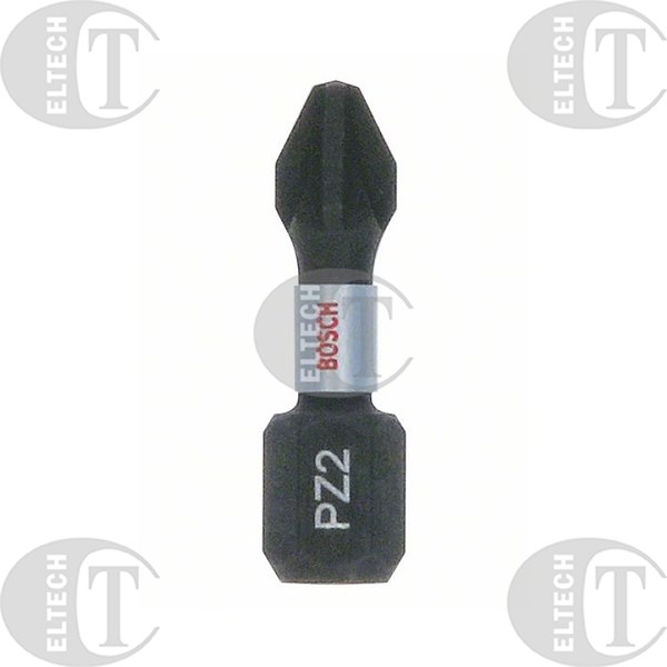 BIT 1/4”- PZ2- 25MM  POZIDRIV IMPACT 25PC BOSCH