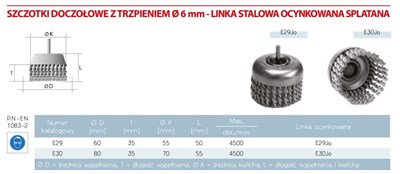 SZCZOTKA DOCZ.FI  80 Z TRZP. SPL.