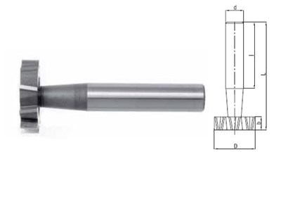 FREZ TRZPIENIOWY KSZTALTOWY FI 28,5  10/71 Z10 HA12 HSS