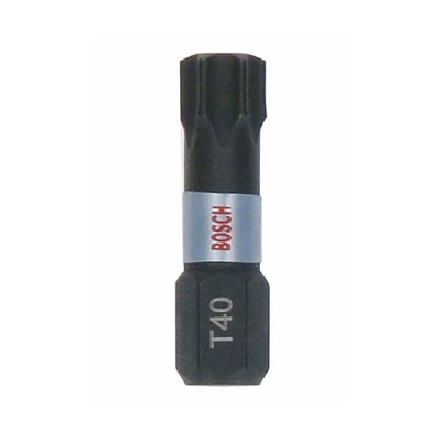 BIT 1/4”- T40- 25MM TORX  IMPACT 25PC BOSCH