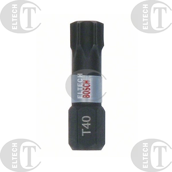 BIT 1/4”- T40- 25MM TORX  IMPACT 25PC BOSCH