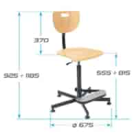 KRZESLO WEREK STEEL26+FOOT BASE