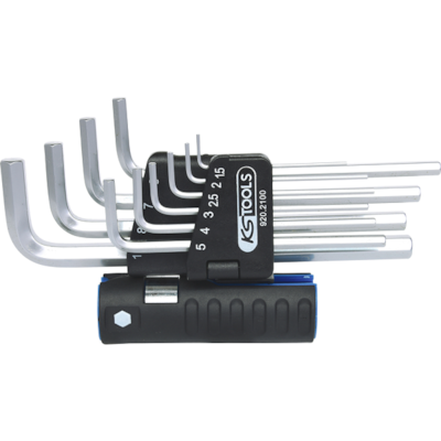ZESTAW KLUCZY IMB. 3W1; 6-KAT, 10 SZT, 1,5-10MM