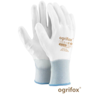REKAWICE POWLEKANE OX-POLIUR WW - BIALE ROZM. 10 / zolty ring /