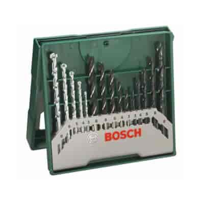 ZESTAW X-LINE WIERTLA 15PC  (DREWNO, KAMIEN, METAL) BOSCH
