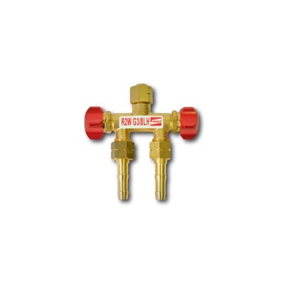 ROZGALEZNIK DWUWYL.DO GAZOW PALN. R2W-G3/8LH