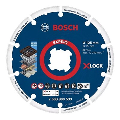 TARCZA DIAM. 125/22,23 DO METALU XLOCK