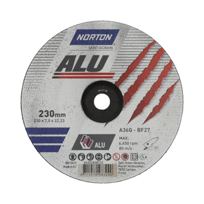 TARCZA T27 230/7,0/22,23 A36Q NORTON ALU