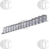 ZESTAW NASADEK 1/2  NA WIESZAKU 10-32 15SZT. 190H12P15  UNIOR