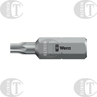 BIT 1/4”- TX15- 25MM  TORX  Z OTWOREM  WERA