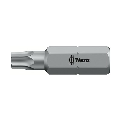 BIT 1/4”- TX25- 25MM  TORX  Z OTWOREM  WERA