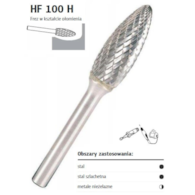 PILNIK OBROTOWY FLH FI  8 19/ 64 HA6 Z6 HM PLOMIENIOWY HF100H