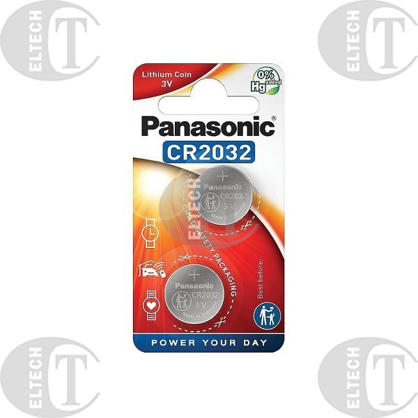 BATERIA CR2032 3V /2 SZT/ PANASONIC