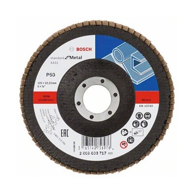 SCIERNICA TALERZ. 125/ 60 X431 STANDARD FOR METAL BOSCH