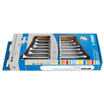 KLUCZE PŁASKO OCZKOWE ZESTAW 8-19 mm (KPL. 8 SZT.)
