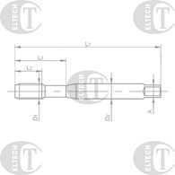 GWINTOWNIK M 3 DIN-371B (6H) HSSE 800 EL-CUT