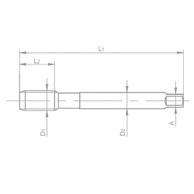 GWINTOWNIK M12 DIN-376B (6H) HSSE 800 EL-CUT