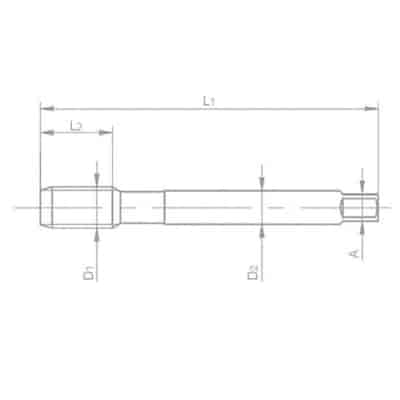 GWINTOWNIK M12 DIN-376B (6H) HSSE TN 800EX EL-CUT