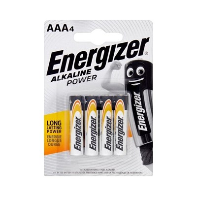 BATERIA ALKALICZNA AAA R3 R03 1,5V ENERGIZER (OP=4 SZT.)