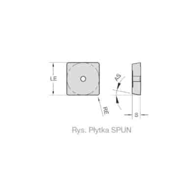 PLYTKA SPUN 120308 N250/PVD EL-CUT