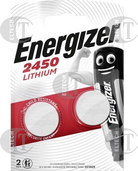 BATERIA CR2450 3V LITOWA ENERGIZER (OP=2SZT)