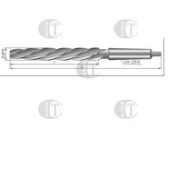 ROZWIERTAK MASZYNOWY FI 16,00 (k11) 135/219MM DIN 311 SKRETNY MK2 HSS