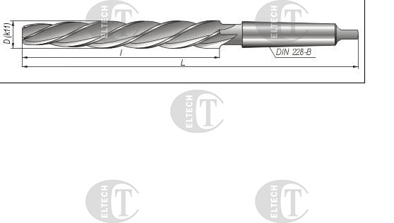 ROZWIERTAK MASZYNOWY FI 16,00 (k11) 135/219MM DIN 311 SKRETNY MK2 HSS