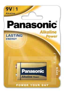BATERIA ALKALICZNA 6LR61 9V PANASONIC POWER (OP=1SZT)
