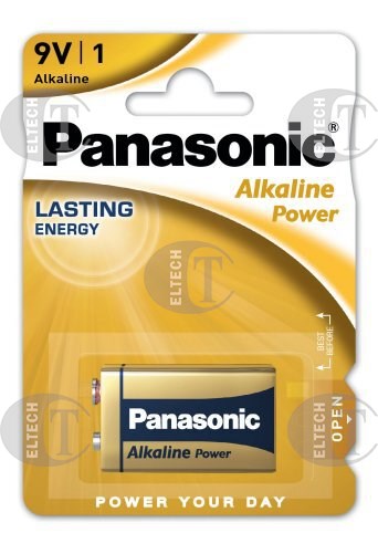 BATERIA ALKALICZNA 6LR61 1BL 9V PANASONIC POWER