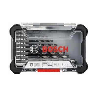 WIERTLA ZESTAW FI  2,00-10,00MM 8PC HSS  IMPACT CONTROL