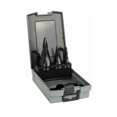 WIERTLA ZESTAW STOPNIOWE FI 4-12; 4-20; 6-30 MM HSS-ALTIN  3PC