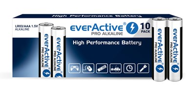 BATERIA ALKALICZNA LR03/AAA 1.5V EVERACTIVE PRO ALKALINE (OP=10SZT)