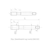 GWINTOWNIK M 3 NGMM/3-P DIN-352 (6HX) HSSE INOX EL-CUT