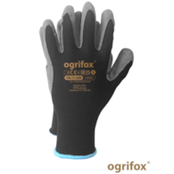 REKAWICE POWLEKANE OX-LATEKS BS - CZARNO-SZARE ROZM. 10