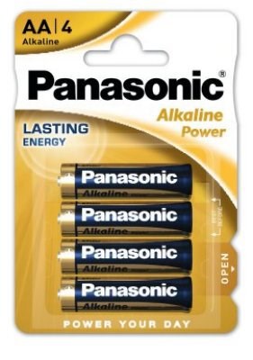 BATERIA ALKALICZNA AA LR6 1.5V PANASONIC POWER (OP=4SZT)