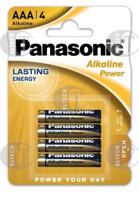 BATERIA ALKALICZNA AAA / LR03 1,5V PANASONIC POWER (OP=4 SZT.)