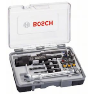 ZESTAW WIERTEL I BITOW  BIT 1/4 25MM /PH2, PZ2,SL5,H4,H5,T15,T20,T25/ WIERTLA HSS /2,0/2,5/3,0/3,5/ UCHWYT I KLUCZ