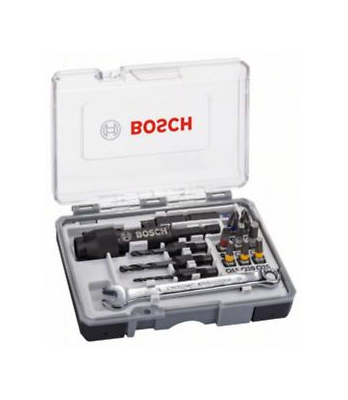 ZESTAW WIERTEL I BITOW  BIT 1/4 25MM /PH2, PZ2,SL5,H4,H5,T15,T20,T25/ WIERTLA HSS /2,0/2,5/3,0/3,5/ UCHWYT I KLUCZ
